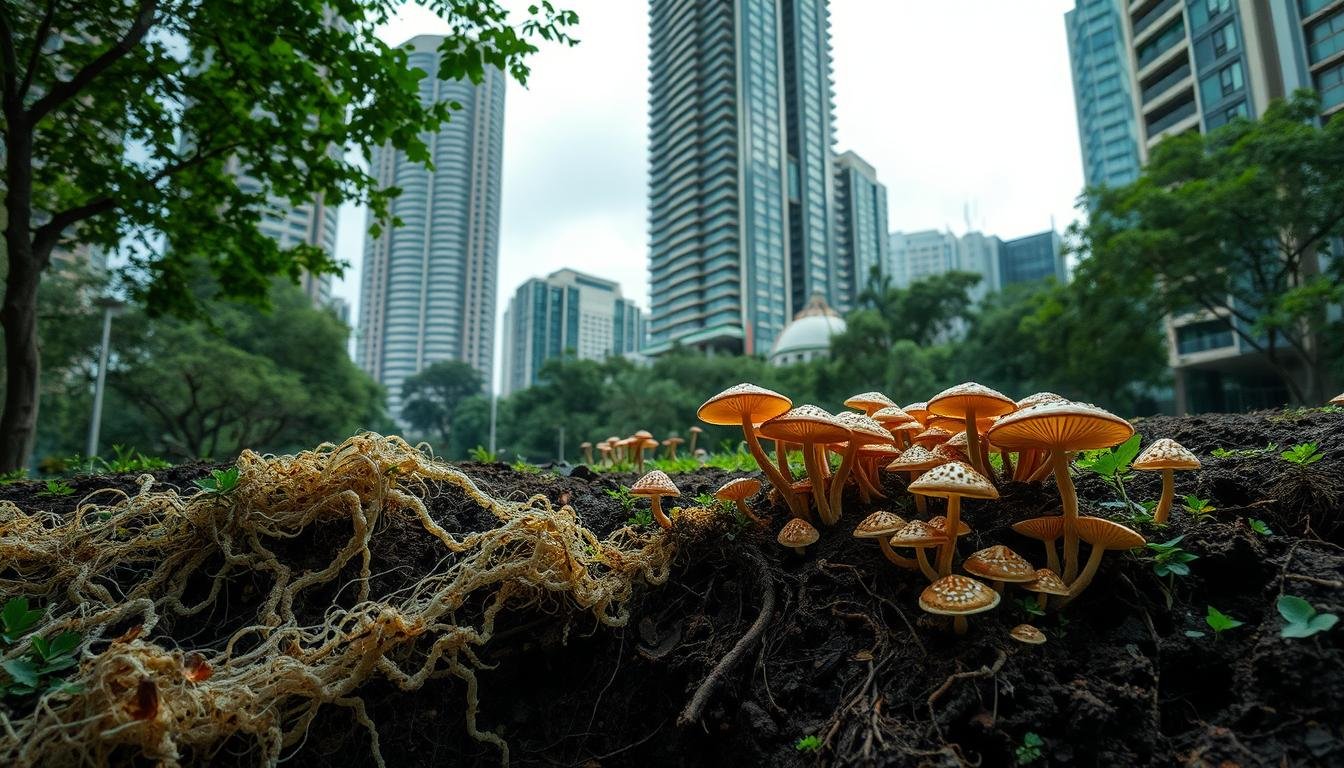 Underground Fungal Networks