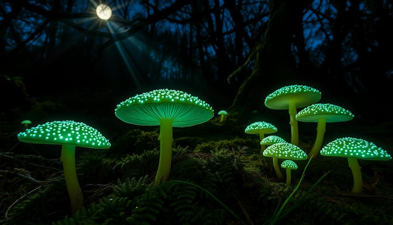 Glowing Mushrooms